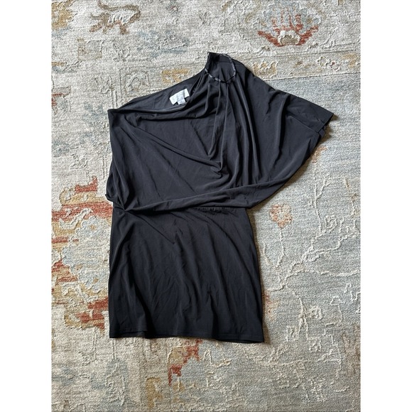 Jessica Simpson Dresses & Skirts - Jessica Simpson‎ Size S Black Off Shoulder Y2K Mini Dress Going Out Bodycon
